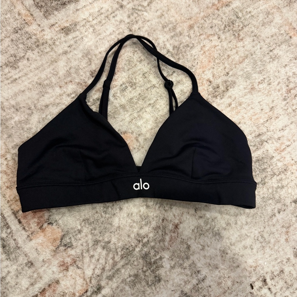 ALO Yoga Black Triangle Sports Bra